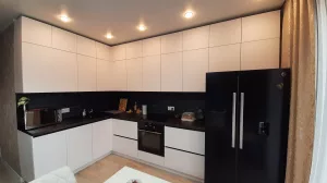 Кухня 837, угловая, белая