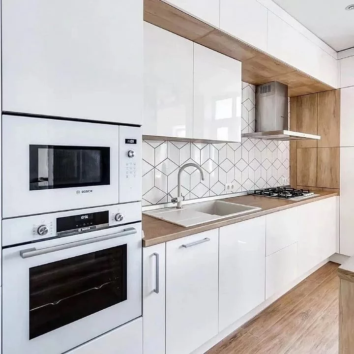 Кухня 794, прямая, белая
